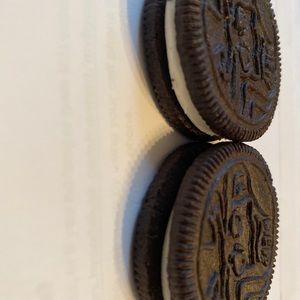 Two Mew Pokémon Oreo cookies